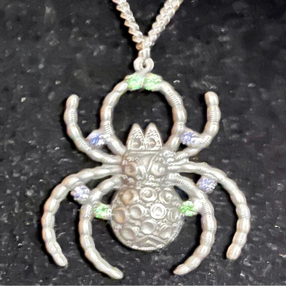 Sabika Spider Necklace Fall 2021 Collection Comes with a protective jewelry bag!